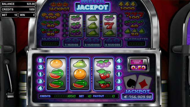 Популярный автомат Mega Jackpot