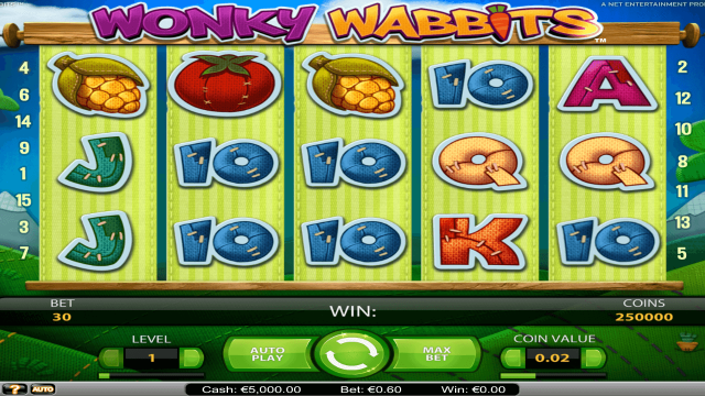 Онлайн слот Wonky Wabbits