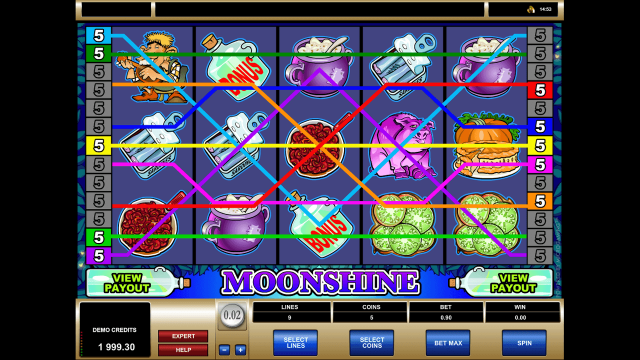 Игровой автомат Moonshine