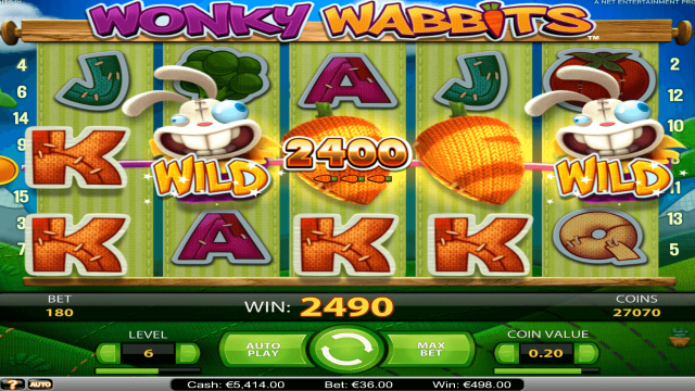 Игровой слот Wonky Wabbits