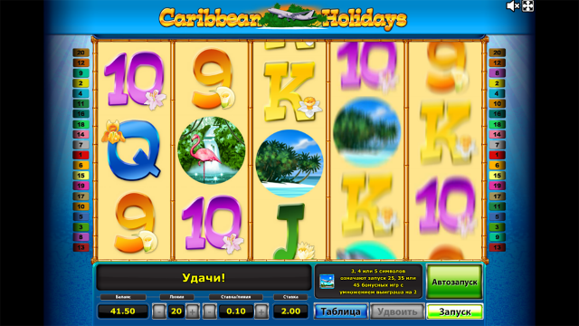 Игровой слот Caribbean Holidays