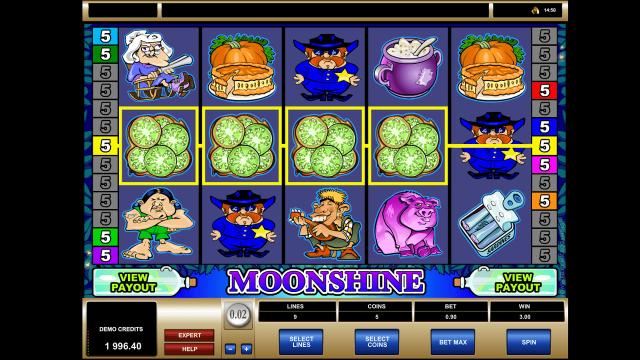 Онлайн слот Moonshine