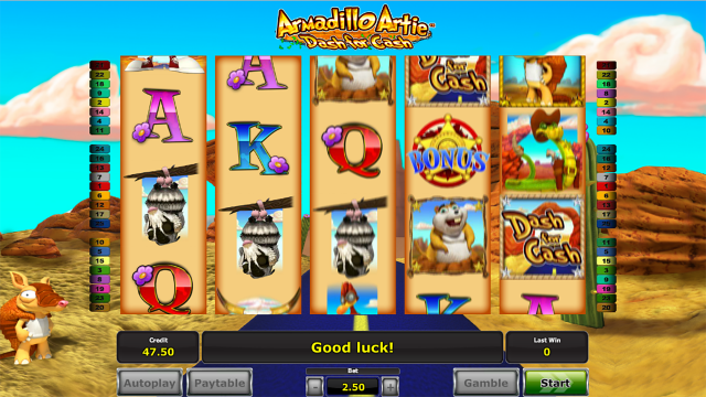 Игровой аппарат Armadillo Artie