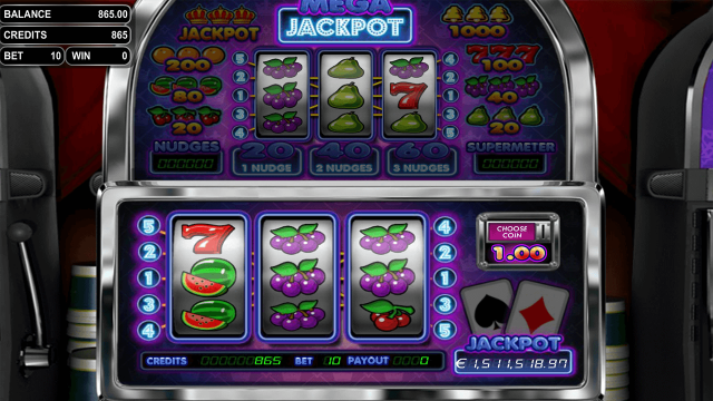 Популярный автомат Mega Jackpot