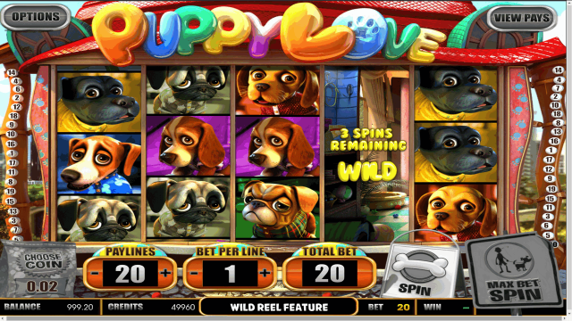 Игровой автомат Puppy Love