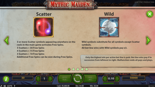 Игровой автомат Mythic Maiden