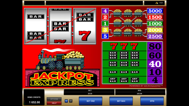 Популярный автомат Jackpot Express