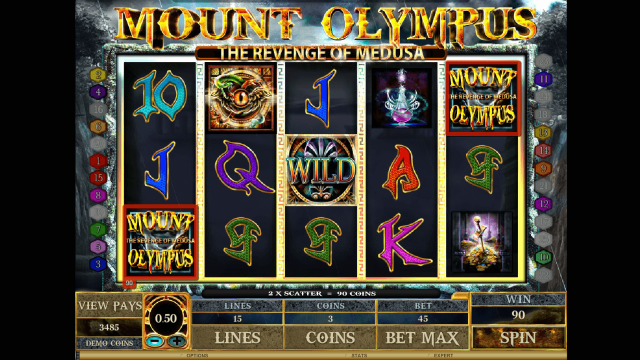 Игровой аппарат Mount Olympus - Revenge Of Medusa