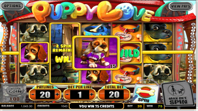 Игровой аппарат Puppy Love