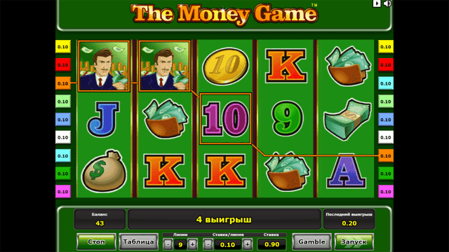 Игровой слот The Money Game